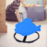 Maxbell Kids Swivel Chair Non Slip Sensory Swivel Chair for Children Motion Sickness Dark Blue