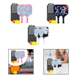 Maxbell Kids Pickleball Paddle with 2 Rackets 4 Pickleballs for Sports Supplies Pink