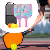 Maxbell Kids Pickleball Paddle with 2 Rackets 4 Pickleballs for Sports Supplies Pink