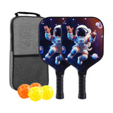 Maxbell Kids Pickleball Paddle with 2 Rackets 4 Pickleballs for Sports Supplies Black