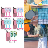 Maxbell Pickleball Paddle for Kids Includes 2 Rackets 4 Balls for Indoor Outdoor Use Style A