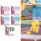 Maxbell Pickleball Paddle for Kids Includes 2 Rackets 4 Balls for Indoor Outdoor Use Style A