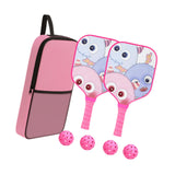 Maxbell Pickleball Paddle for Kids Includes 2 Rackets 4 Balls for Indoor Outdoor Use Style A