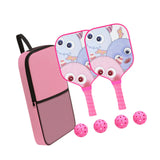 Maxbell Pickleball Paddle for Kids Includes 2 Rackets 4 Balls for Indoor Outdoor Use Style A