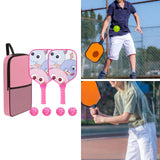 Maxbell Pickleball Paddle for Kids Includes 2 Rackets 4 Balls for Indoor Outdoor Use Style A