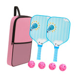 Maxbell Pickleball Paddle for Kids Includes 2 Rackets 4 Balls for Indoor Outdoor Use Style C