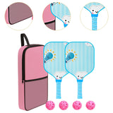 Maxbell Pickleball Paddle for Kids Includes 2 Rackets 4 Balls for Indoor Outdoor Use Style C