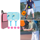 Maxbell Pickleball Paddle for Kids Includes 2 Rackets 4 Balls for Indoor Outdoor Use Style C