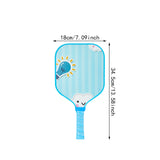 Maxbell Pickleball Paddle for Kids Includes 2 Rackets 4 Balls for Indoor Outdoor Use Style C