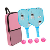Maxbell Pickleball Paddle for Kids Includes 2 Rackets 4 Balls for Indoor Outdoor Use Style D
