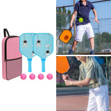Maxbell Pickleball Paddle for Kids Includes 2 Rackets 4 Balls for Indoor Outdoor Use Style D