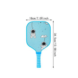 Maxbell Pickleball Paddle for Kids Includes 2 Rackets 4 Balls for Indoor Outdoor Use Style D