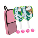 Maxbell Pickleball Paddle for Kids Includes 2 Rackets 4 Balls for Indoor Outdoor Use Style E