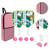 Maxbell Pickleball Paddle for Kids Includes 2 Rackets 4 Balls for Indoor Outdoor Use Style E