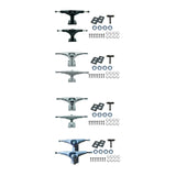 Maxbell Skateboard Trucks Portable Lightweight Skateboards Wheel Bracket Accessories Matte Black