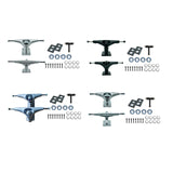 Maxbell Skateboard Trucks Portable Lightweight Skateboards Wheel Bracket Accessories Matte Black