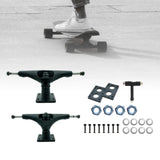 Maxbell Skateboard Trucks Portable Lightweight Skateboards Wheel Bracket Accessories Matte Black
