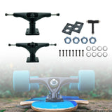 Maxbell Skateboard Trucks Portable Lightweight Skateboards Wheel Bracket Accessories Matte Black