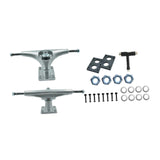 Maxbell Skateboard Trucks Portable Lightweight Skateboards Wheel Bracket Accessories Metal Silver