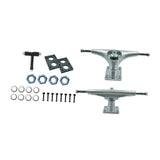 Maxbell Skateboard Trucks Portable Lightweight Skateboards Wheel Bracket Accessories Metal Silver