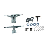 Maxbell Skateboard Trucks Portable Lightweight Skateboards Wheel Bracket Accessories Bright Silver