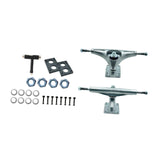 Maxbell Skateboard Trucks Portable Lightweight Skateboards Wheel Bracket Accessories Bright Silver