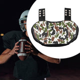 Maxbell Football Back Plate Wearproof Foam Padding Rear Protector for Gameday Adults