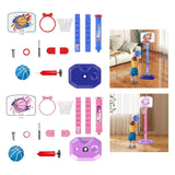 Kids Basketball Hoop Family Game Backyard Outside Toys Interaction Game Toys Blue