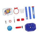 Kids Basketball Hoop Family Game Backyard Outside Toys Interaction Game Toys Blue