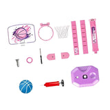 Kids Basketball Hoop Family Game Backyard Outside Toys Interaction Game Toys Pink