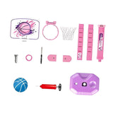 Kids Basketball Hoop Family Game Backyard Outside Toys Interaction Game Toys Pink