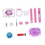 Kids Basketball Hoop Family Game Backyard Outside Toys Interaction Game Toys Pink