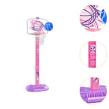 Kids Basketball Hoop Family Game Backyard Outside Toys Interaction Game Toys Pink