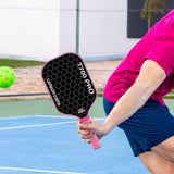 Maxbell Pickleball Paddle Training Pickleball Racket for Balance Control Consistency Rose Red