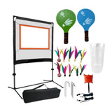 Badminton Net with Stand Replacement with Rackets for Practice Outdoor Parks