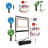 Badminton Net with Stand Replacement with Rackets for Practice Outdoor Parks