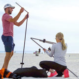 Badminton Net with Stand Replacement with Rackets for Practice Outdoor Parks