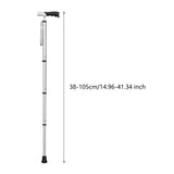 Maxbell Trekking Pole Telescoping 3 Joints Hiking Stick for Hiker Backpacker Camping