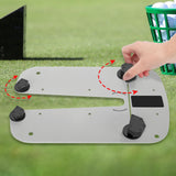 Maxbell Golf Putting Trainer Aid Holder Golf Putters Training for Indoor Garage Yard