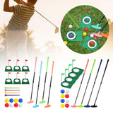 Maxbell Retractable Golf Putter Portable Two Ways Golf Putter for Home Office Garden with Golf Tee