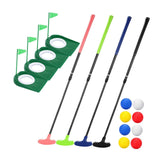Maxbell Retractable Golf Putter Portable Two Ways Golf Putter for Home Office Garden without Golf Tee