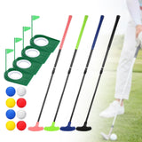 Maxbell Retractable Golf Putter Portable Two Ways Golf Putter for Home Office Garden without Golf Tee