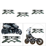 2x Speed Skate Frame with Accessories Alloy Inline Skate Replacement Frame for 4x90