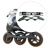 2x Speed Skate Frame with Accessories Alloy Inline Skate Replacement Frame for 4x90