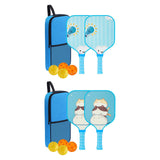 Maxbell Kids Pickleball Paddles Set Rackets Professional with Balls and Bag Training Light Bulb