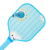 Maxbell Kids Pickleball Paddles Set Rackets Professional with Balls and Bag Training Light Bulb