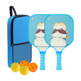 Maxbell Kids Pickleball Paddles Set Rackets Professional with Balls and Bag Training Three Cat