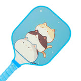 Maxbell Kids Pickleball Paddles Set Rackets Professional with Balls and Bag Training Three Cat