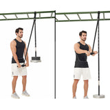Maxbell Forearm Wrist Roller Train Set Back Bicep Curls Wrist Roller Forearm Blaster