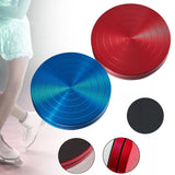 Ballet Turning Board Premium Aluminum Round Training Disc for Figure Skaters Red Diameter 12cm